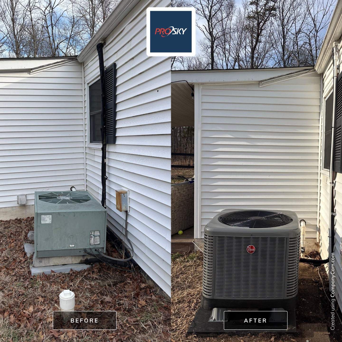 Rheem 2.5 Ton 14 Seer 2-stage Heat Pump Installation