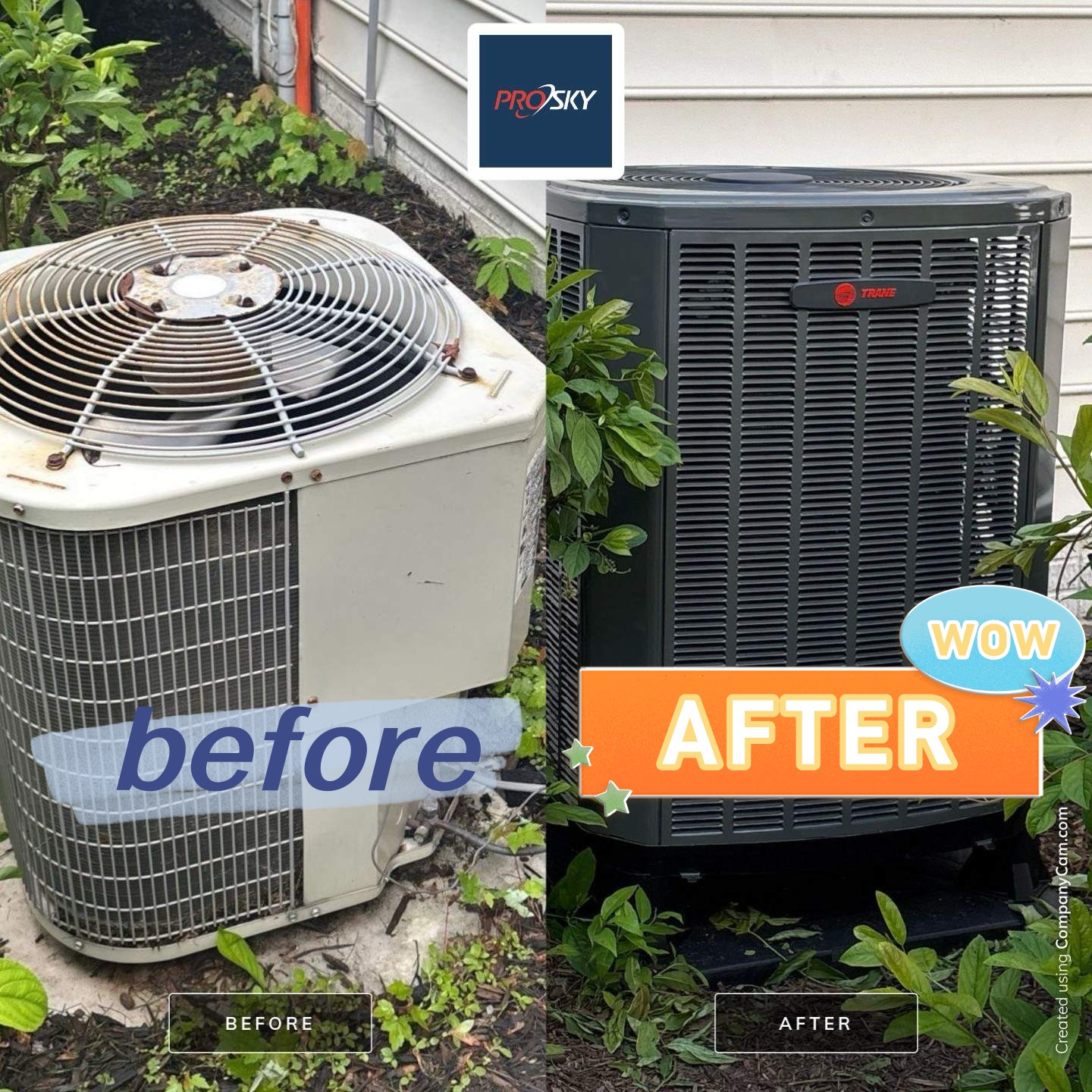 Trane Dual Fuel Communicating System Installation – 18 SEER Heat Pump + Gas Furnace | $2000 Tax Credit Eligible